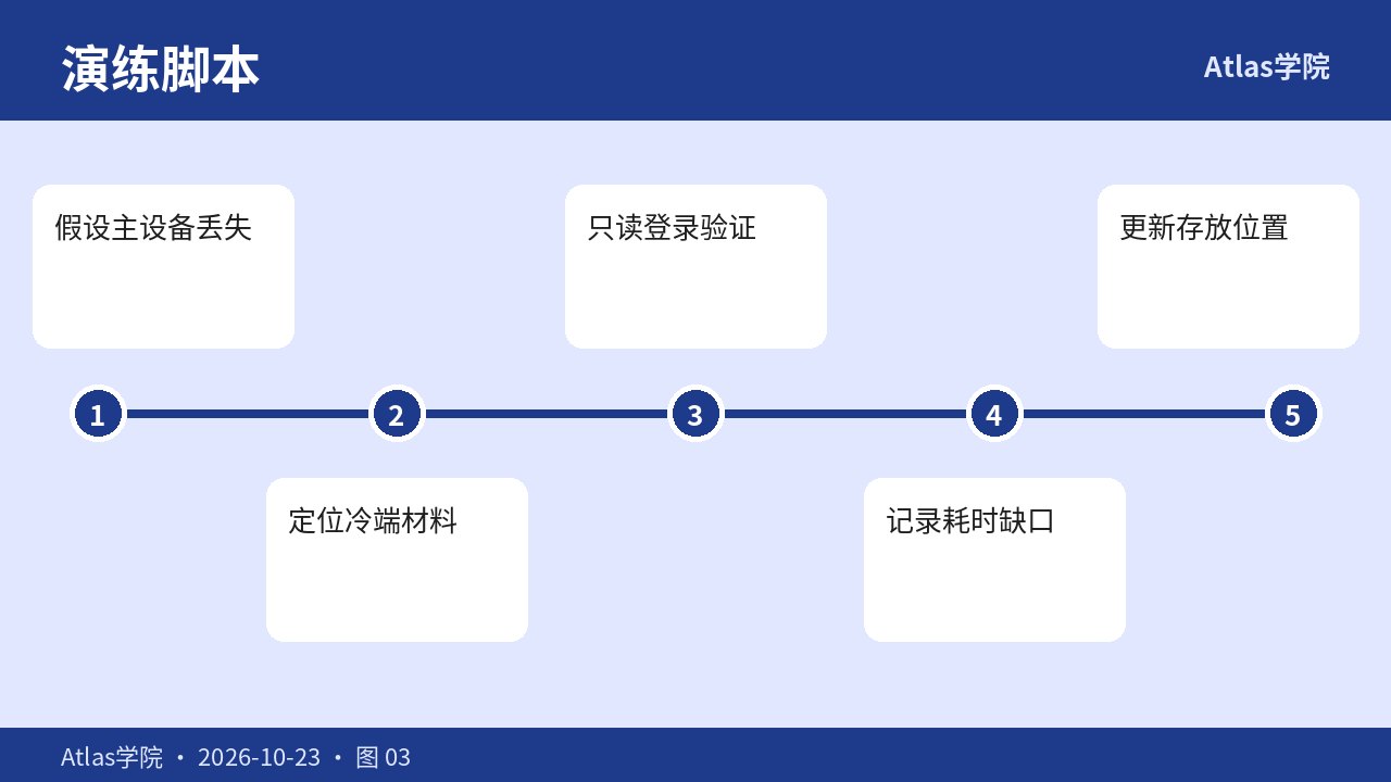 灾难恢复演练四季时间线