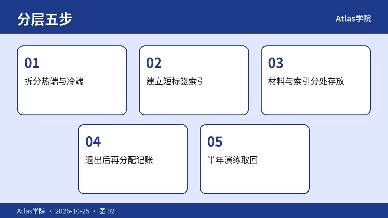 标签化分端与材料保管五步
